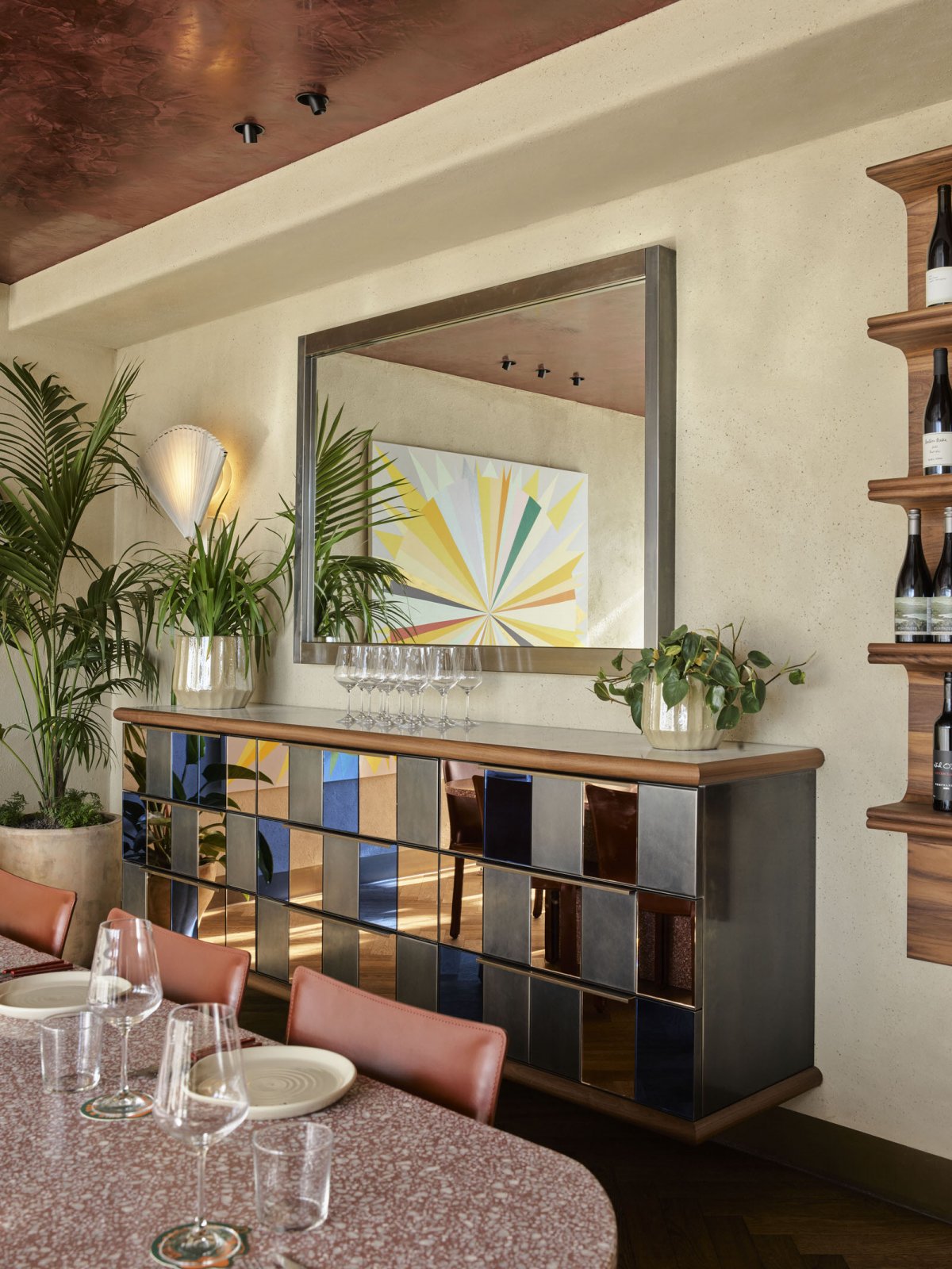 interior leather in restaurant auryvietnam 8