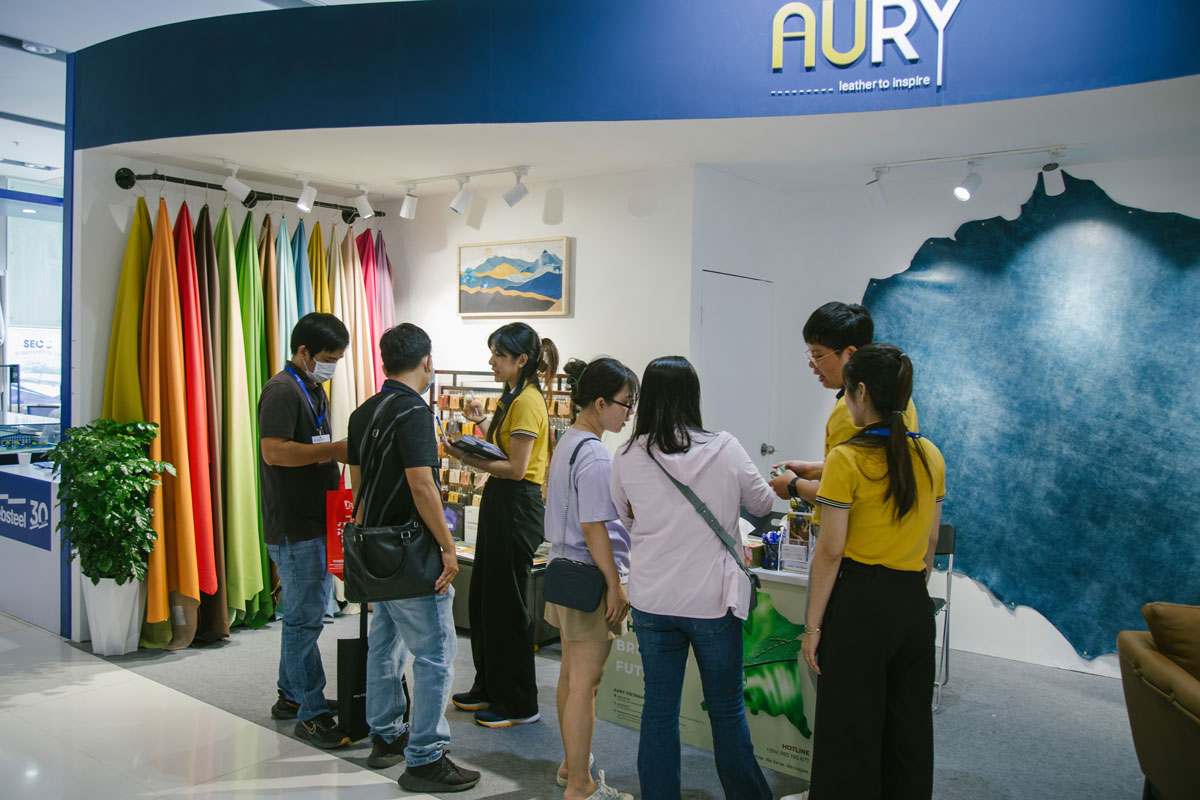 gian hàng AURY hội chợ HAWA EXPO SECC 2024, tư vấn